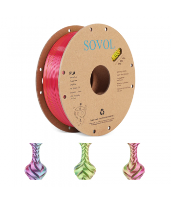 Sovol PLA Silk Bleu/Jaune/Violet