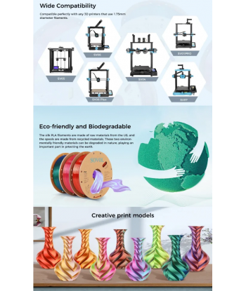 Sovol PLA Silk Or/Argent/Cuivre