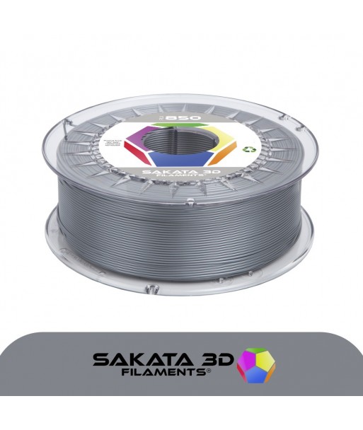 Filament PLA 3D850 Sakata 3D ARGENT - 1.75mm, 1 Kg