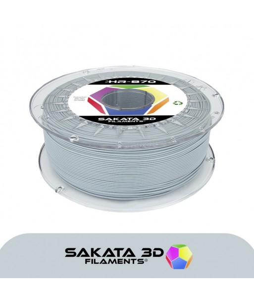 Filament PLA 3D870 Sakata 3D GRIS - 1.75mm, 1 Kg