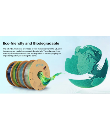 Sovol PLA Silk Rainbow Forest